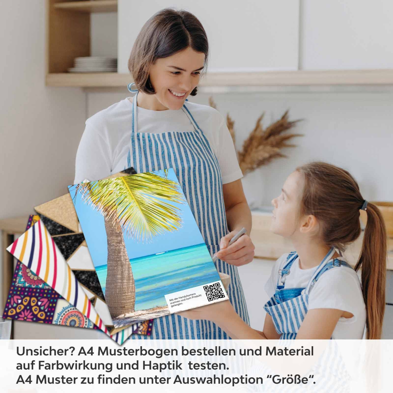 Küchenrückwand Folie Karibisches Meer A4 Muster