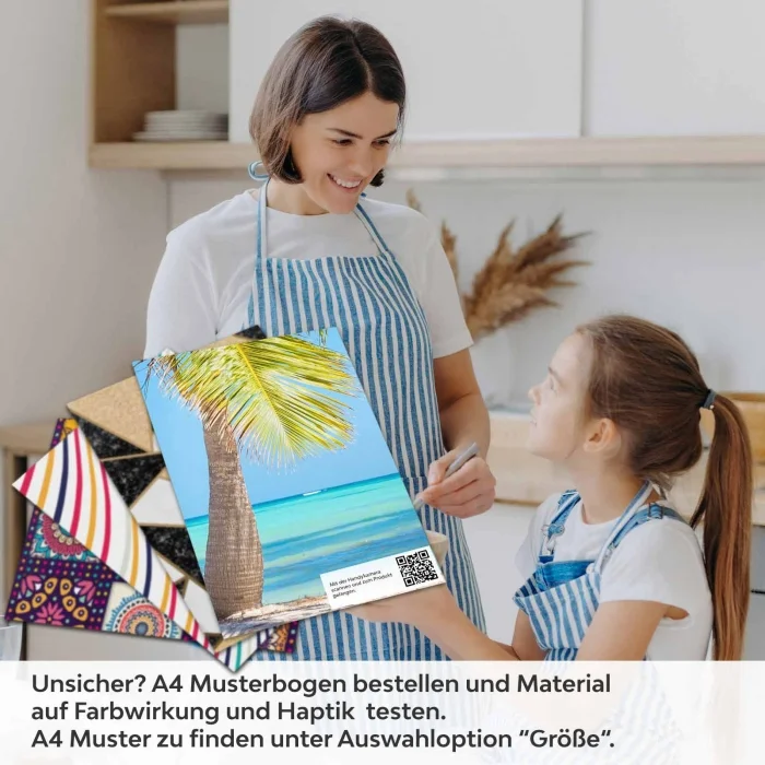 Küchenrückwand Folie Karibisches Meer A4 Muster