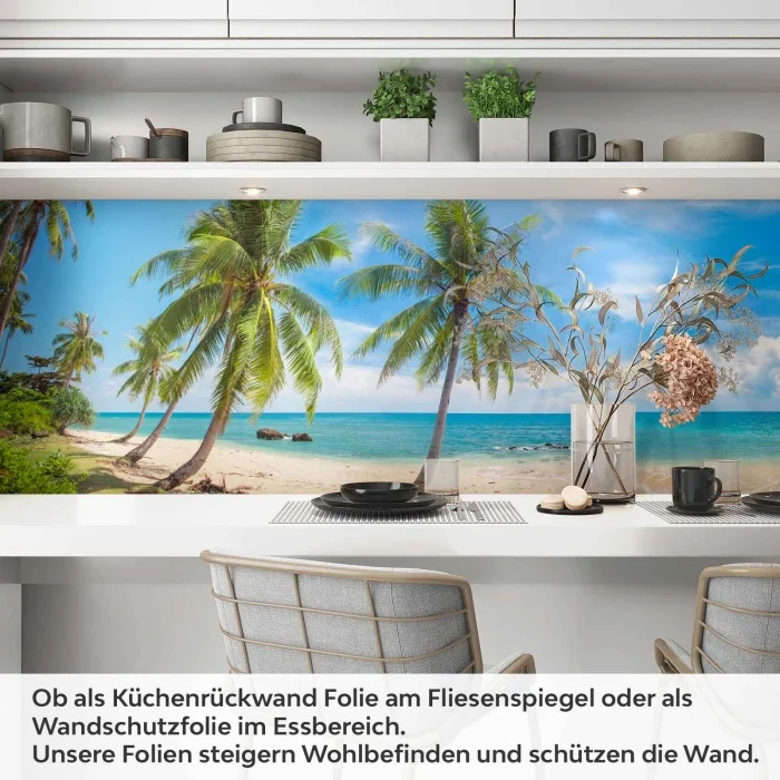 Küchenrückwand Folie Tropenstrand Artikelbild 1