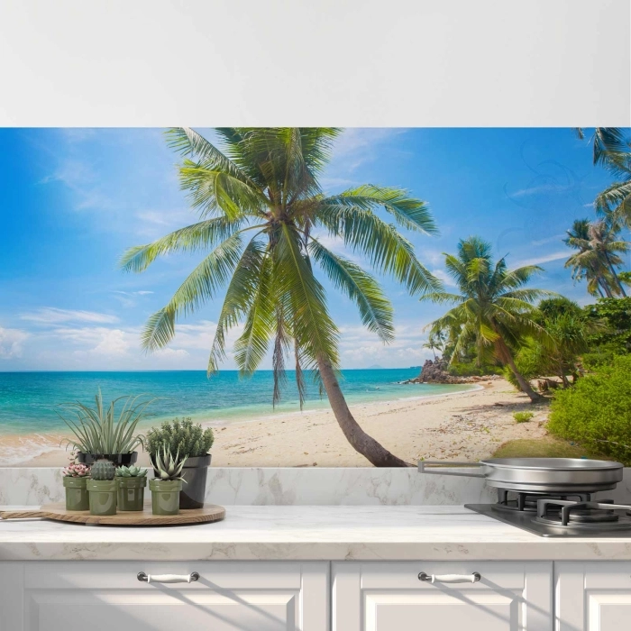 Küchenrückwand Folie Tropenstrand
