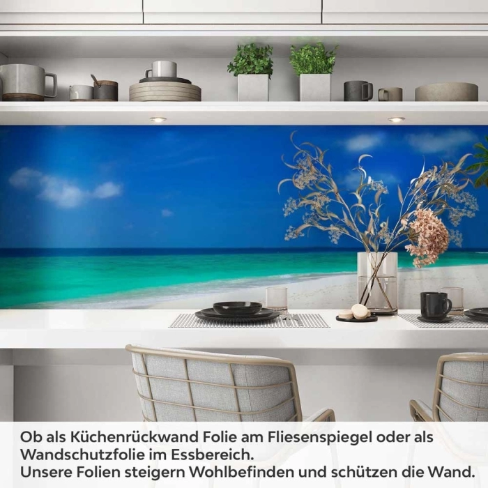 Küchenrückwand Folie Paradiesischer Strand Artikelbild 1