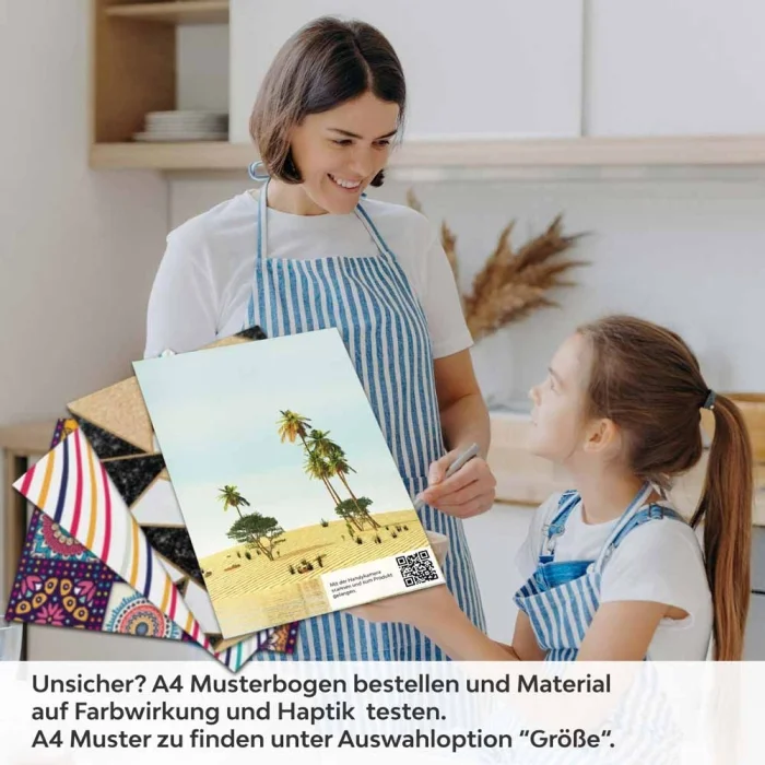 Küchenrückwand Folie Karibikfeeling A4 Muster