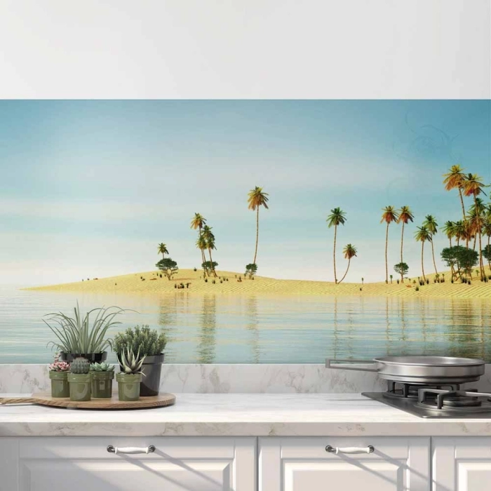 Küchenrückwand Folie Karibikfeeling