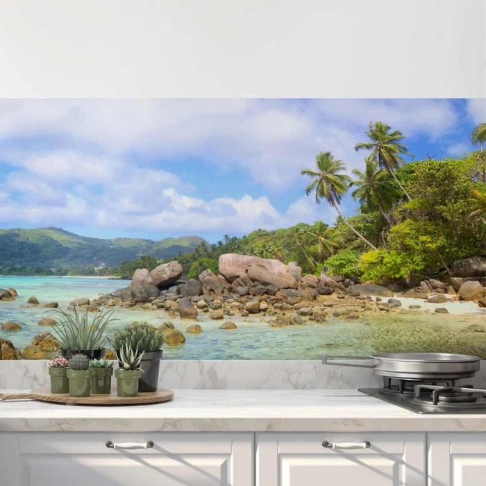 Küchenrückwand Folie Küstenparadies