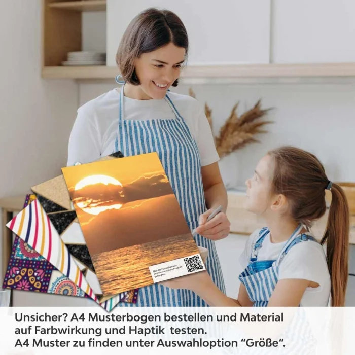 Küchenrückwand Folie glühender Himmel über dem Meer A4 Muster