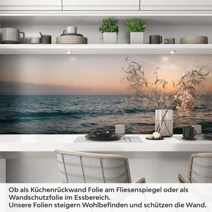 Küchenrückwand Folie Sonnenuntergangspanorama Artikelbild 1