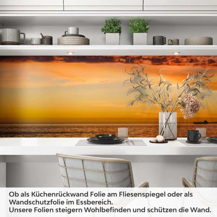 Küchenrückwand Folie glühender Horizont Artikelbild 1