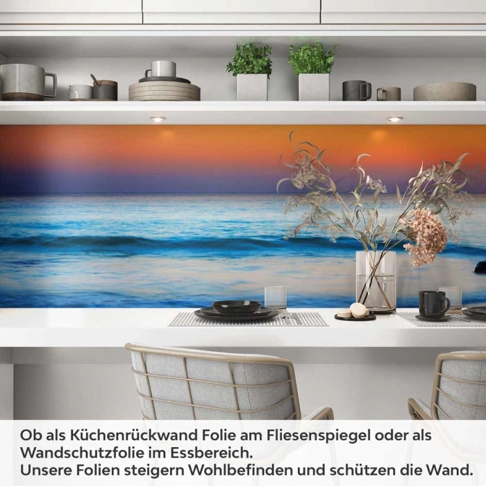 Küchenrückwand Folie rote Weite Artikelbild 1