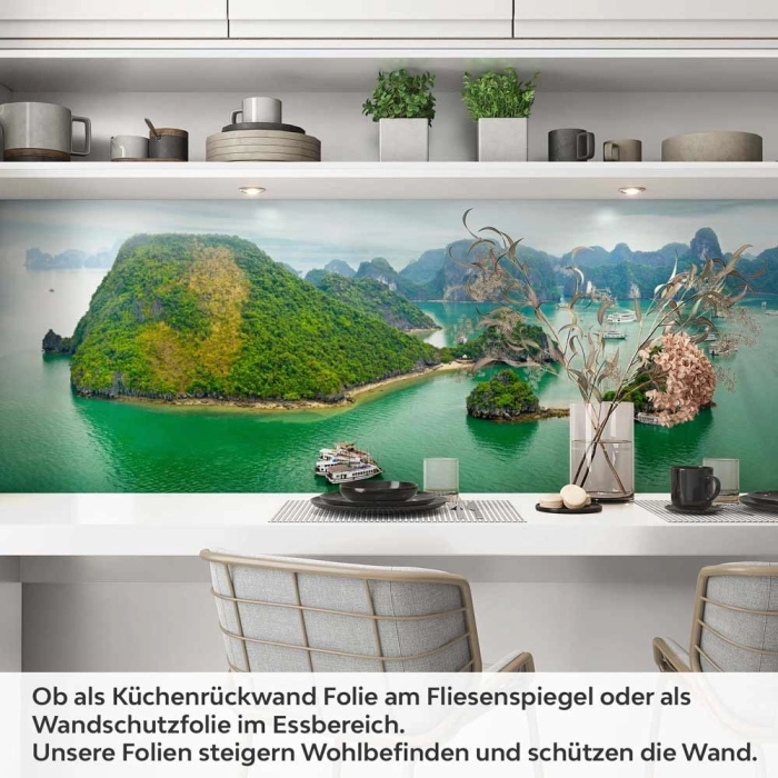 Küchenrückwand Folie Vietnamesische Bucht Artikelbild 1