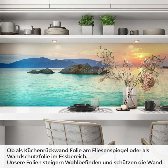 Küchenrückwand Folie Meer, Küste & Felsen Artikelbild 1