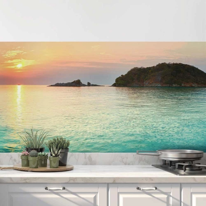 Küchenrückwand Folie Meer, Küste & Felsen