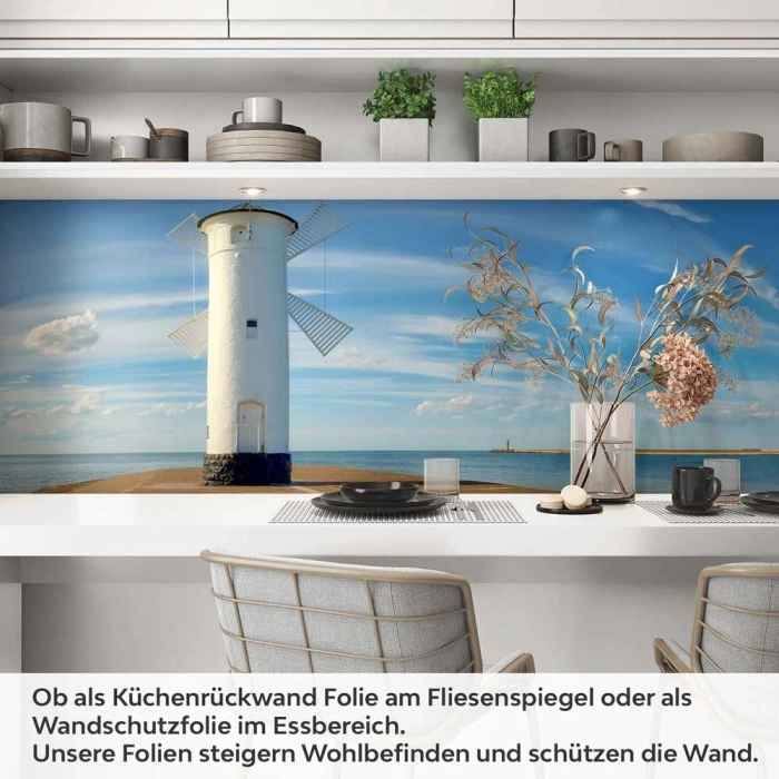 Küchenrückwand Folie Mühlenbake Artikelbild 1