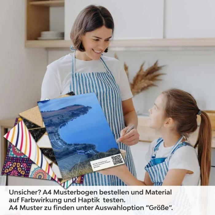 Küchenrückwand Folie Neuseeländische Idylle A4 Muster