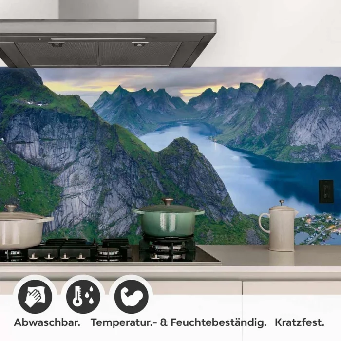 Küchenrückwand Folie Norwegens Schönheit Detailbild 1