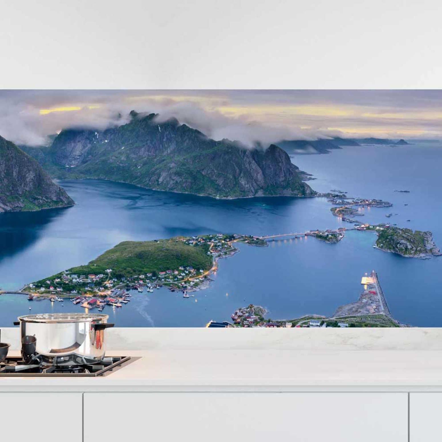 Küchenrückwand Folie Norwegens Schönheit