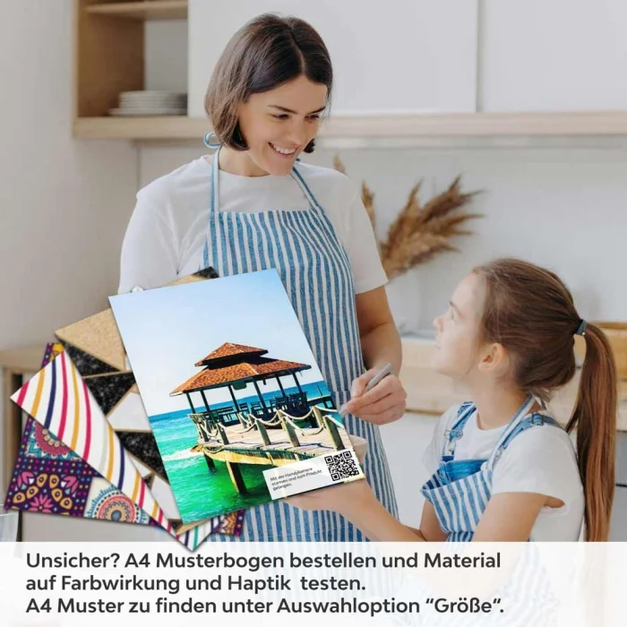 Küchenrückwand Folie Weite Lagune und tropisches Inselidyll A4 Muster