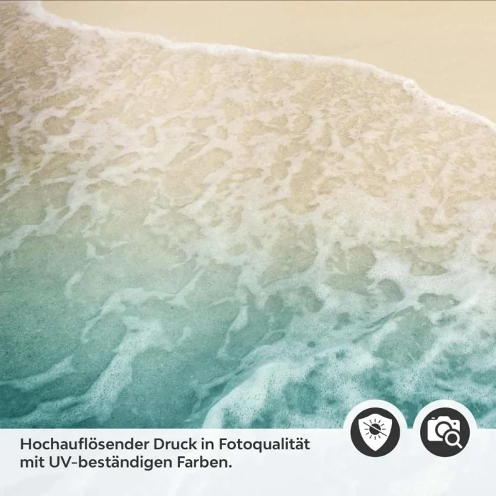 Küchenrückwand Folie goldener Strand & türkises Meer Detailbild 2
