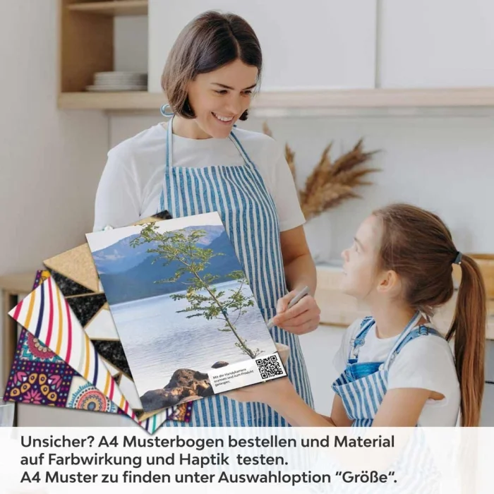 Küchenrückwand Folie harmonische Seelandschaft A4 Muster