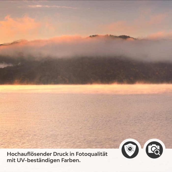 Küchenrückwand Folie Anlegesteg am See Detailbild 2