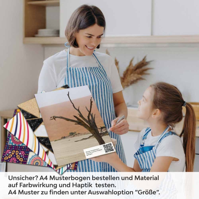 Küchenrückwand Folie Wüstenlandschaft A4 Muster