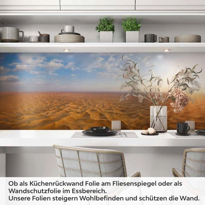 Küchenrückwand Folie Dünen in der Wüste Artikelbild 1