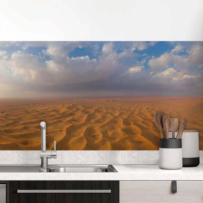 Küchenrückwand Folie Dünen in der Wüste