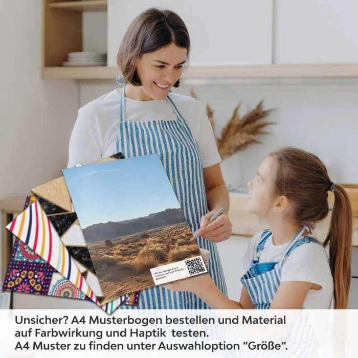 Küchenrückwand Folie Wüstenpanorama A4 Muster