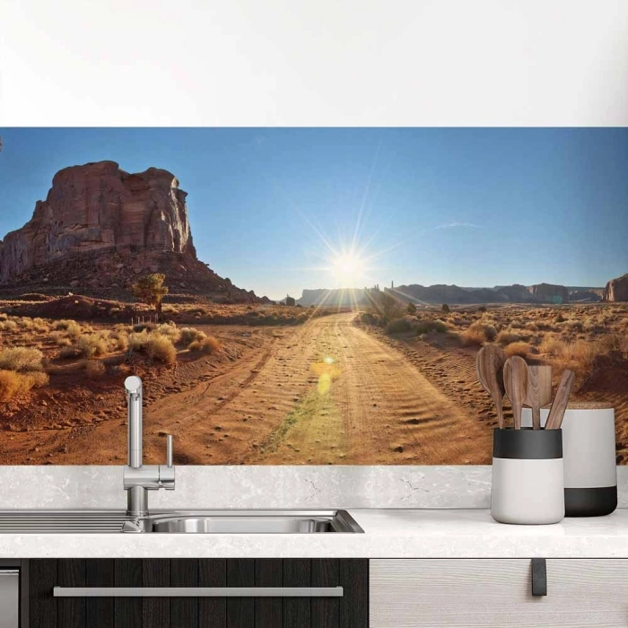 Küchenrückwand Folie Wüstenpanorama