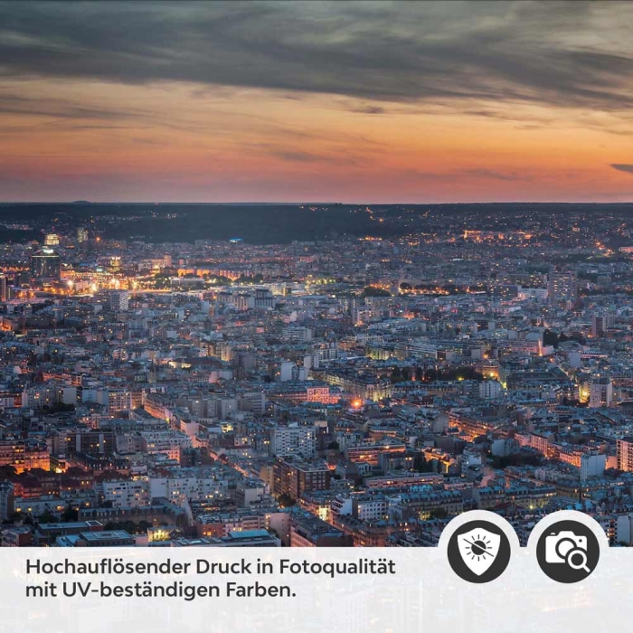 Küchenrückwand Folie Panorama Stadtblick Detailbild 2