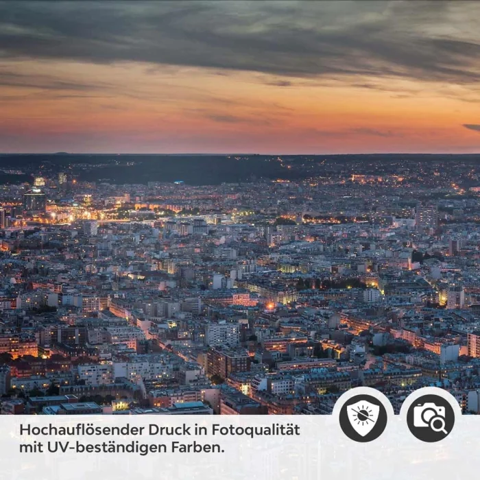 Küchenrückwand Folie Panorama Stadtblick Detailbild 2