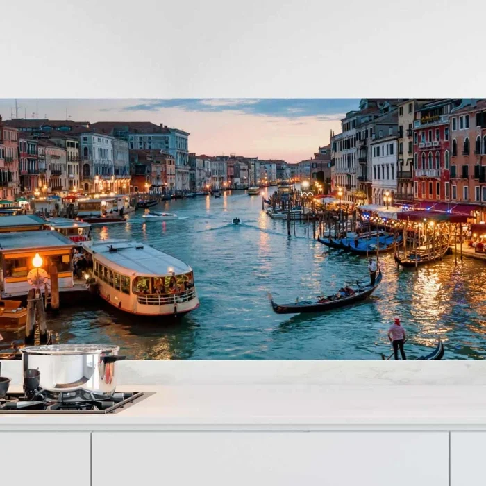 Küchenrückwand Folie italienischen Altstadtidylle Hauptbild 1
