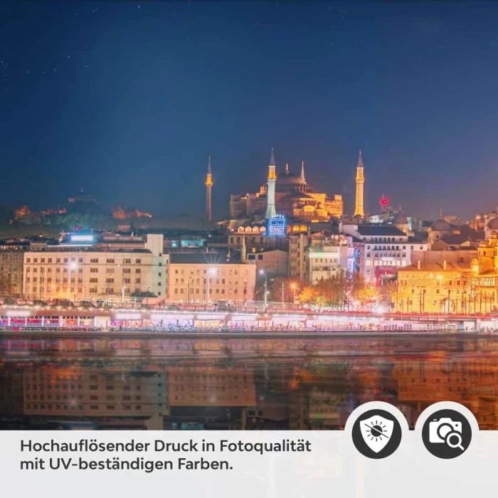 Küchenrückwand Folie Istanbul bei Nacht Detailbild 2