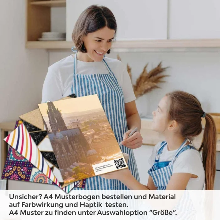 Küchenrückwand Folie Kölns Ufer im sanften Dämmerlicht A4 Muster
