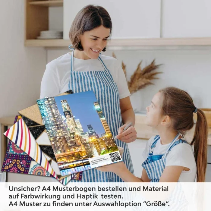Küchenrückwand Folie Brücke zwischen Stadtteilen A4 Muster