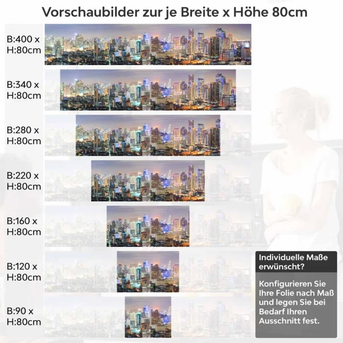 Küchenrückwand Folie Thailands Panorama Höhe 80cm