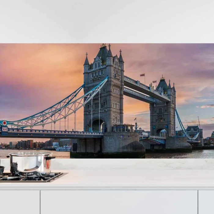 Küchenrückwand Folie die Brücke Englands Hauptbild 1