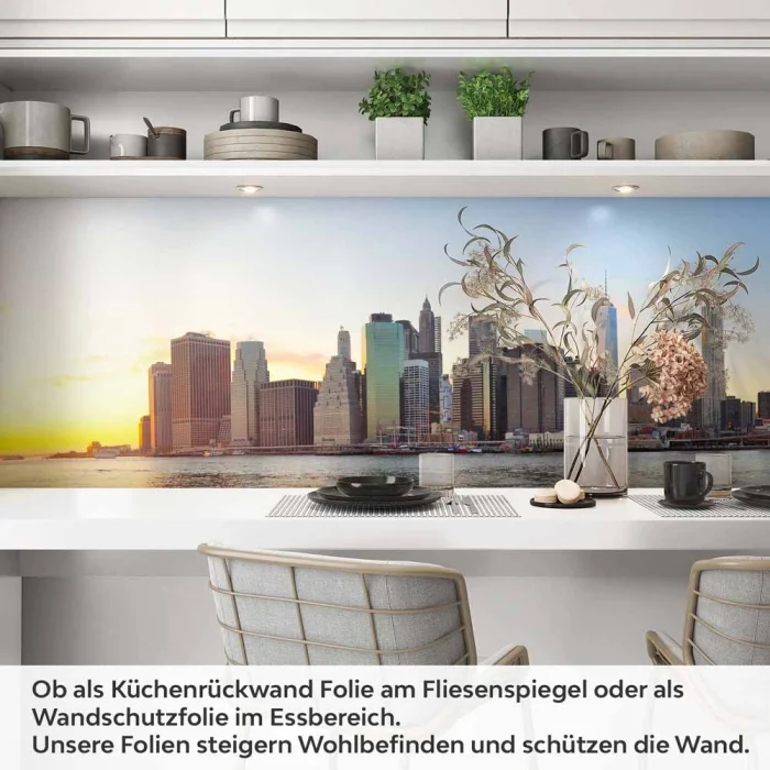 Küchenrückwand Folie moderne Stadt Brücke Artikelbild 1
