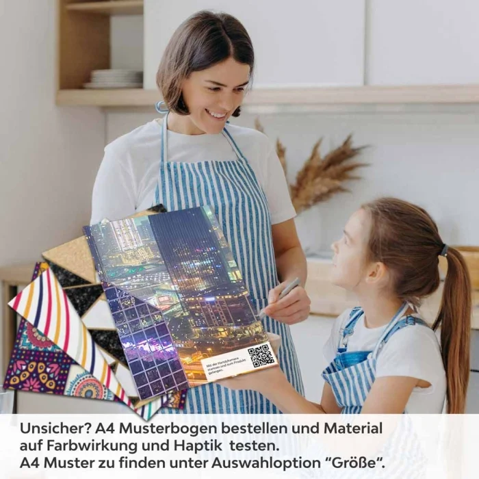 Küchenrückwand Folie Big City A4 Muster