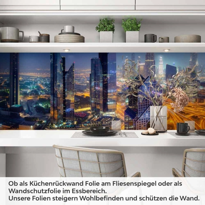 Küchenrückwand Folie Big City Artikelbild 1