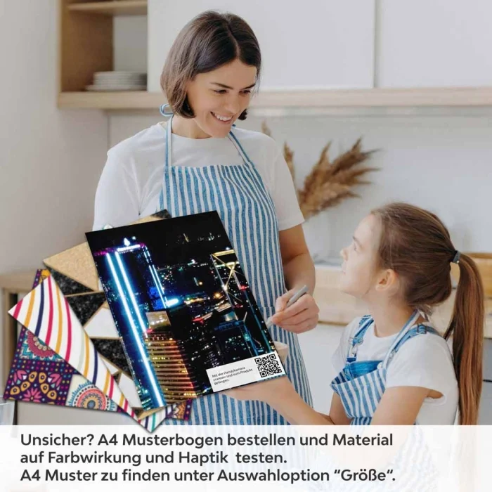Küchenrückwand Folie Großstadt Lichter A4 Muster