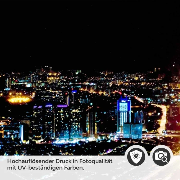 Küchenrückwand Folie Großstadt Lichter Detailbild 2