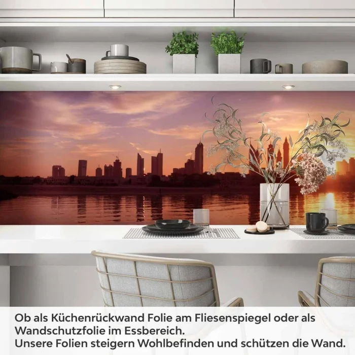Küchenrückwand Folie Dubai - Elegante Silhouetten für Ihre Küche Artikelbild 1