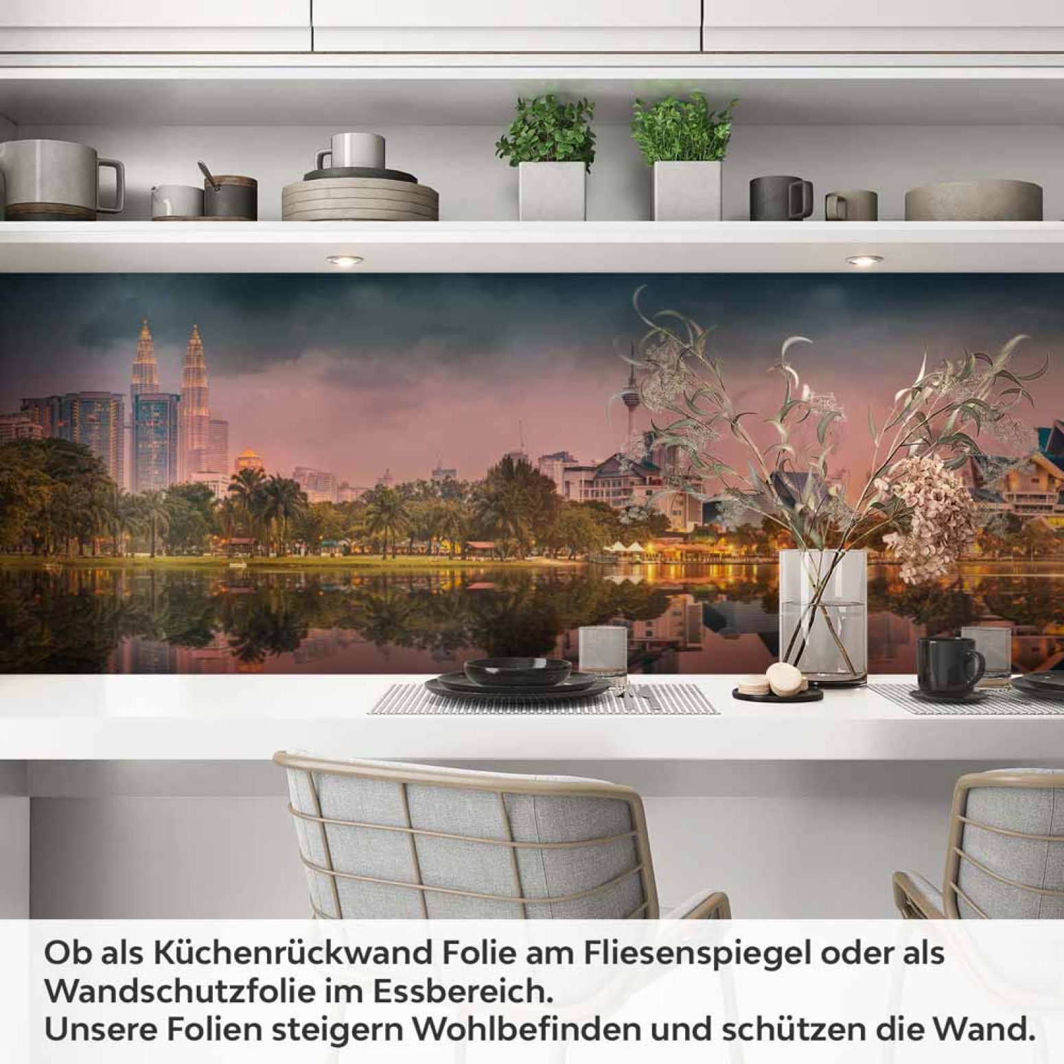 Küchenrückwand Folie Malaysia - Moderne Architektur für die Küche Artikelbild 1