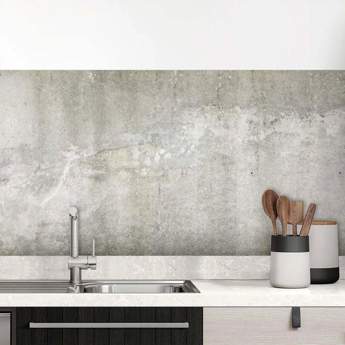 Küchenrückwand Folie Betonwand Industrial - Urbaner Look
