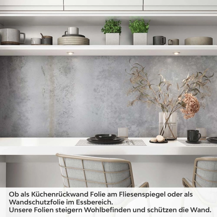 Küchenrückwand Folie Betonstruktur Artikelbild 1