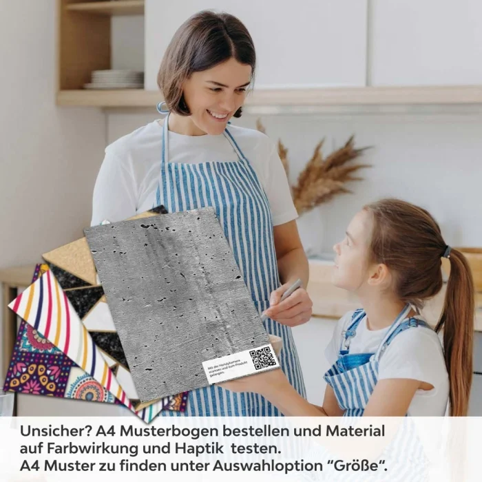 Küchenrückwand Folie Sichtbeton - Industrielles Flair A4 Muster