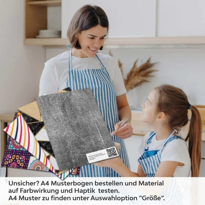 Küchenrückwand Folie Sichtbetonoptik - Zeitlos & Modern A4 Muster