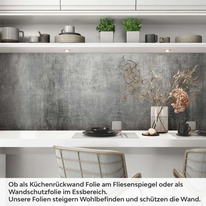 Küchenrückwand Folie Sichtbetonoptik - Zeitlos & Modern Artikelbild 1