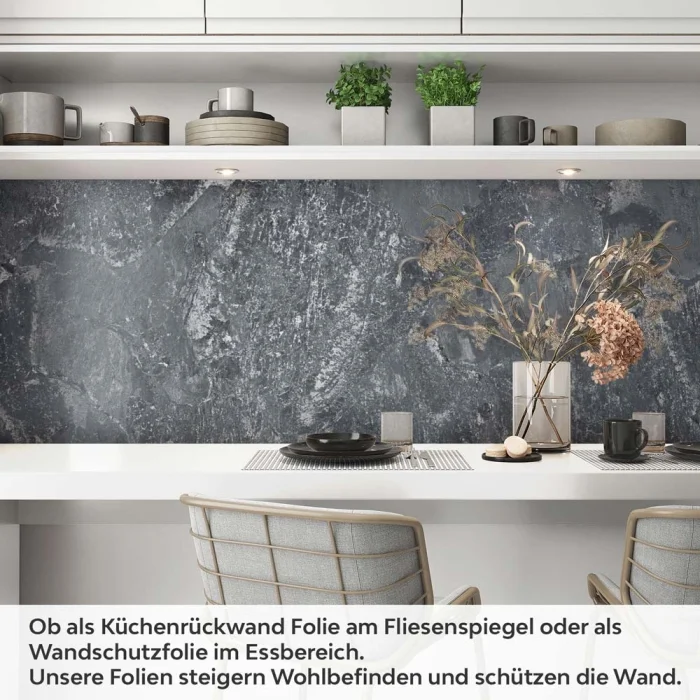 Küchenrückwand Folie Urban Depth - Moderne Betonoptik Artikelbild 1