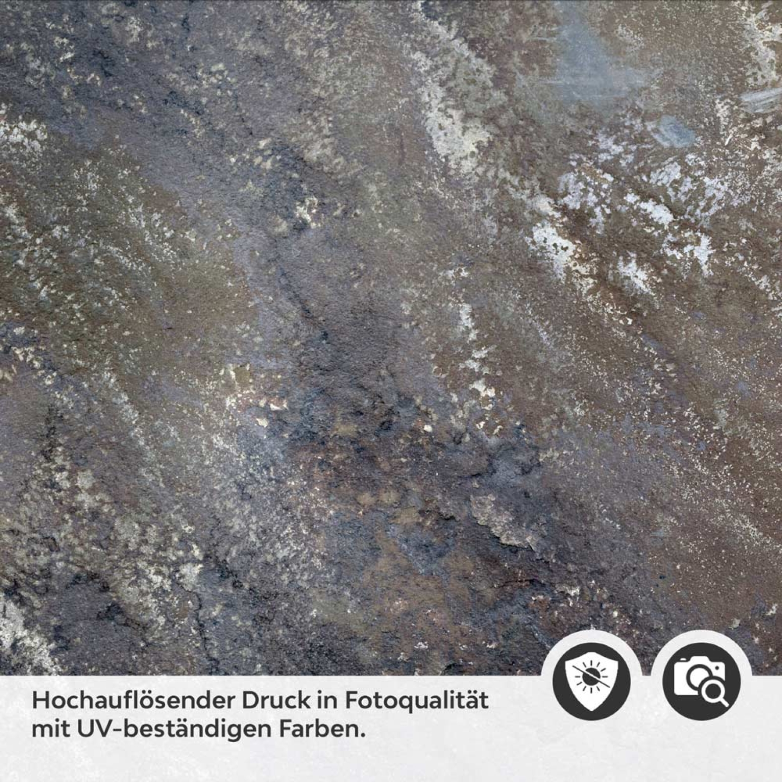 Küchenrückwand Folie Rustikale Betonoptik - Natürliches Wanddesign Detailbild 2